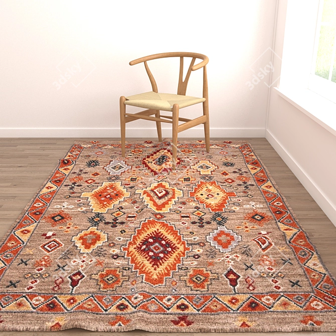 Versatile Rugs Set 3D model image 2