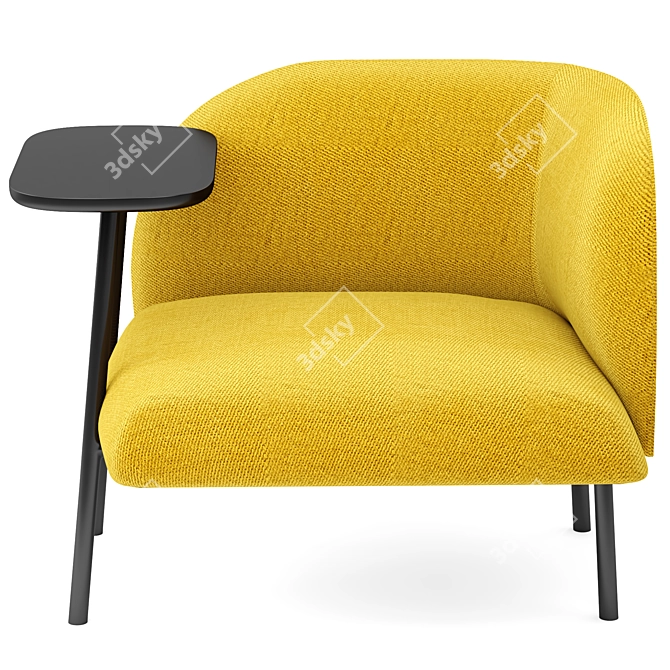 Modern BROSS SIT Armchair 3D model image 2