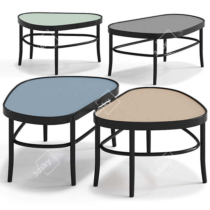 Peers Table: Elegant and Modern 3D model image 1