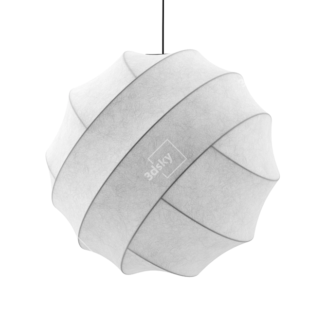 Contemporary Turner 65 Pendant 3D model image 2