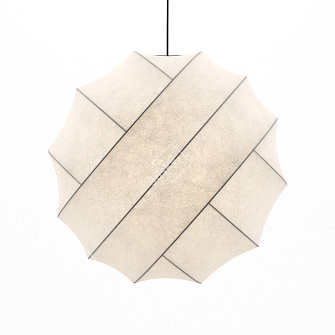 Contemporary Turner 65 Pendant 3D model image 3