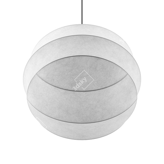 Contemporary Turner 65 Pendant 3D model image 6