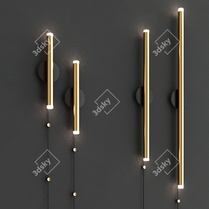 Sleek Stilo Lighting Solution 3D model image 2