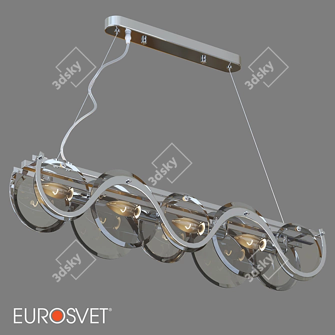 Smart Home Chandelier: Bogate's Galicia 3D model image 1