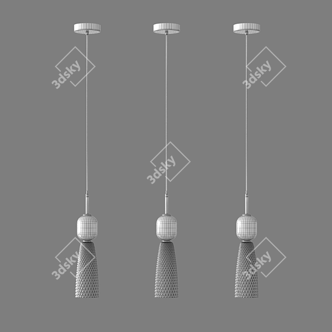 Elegant OM Pendant Lamp: Eurosvet 50211/1 3D model image 2