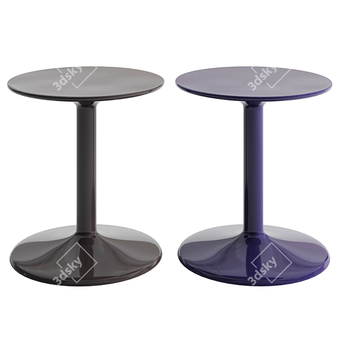 B&B Italia Spool Outdoor Small Table 3D model image 1