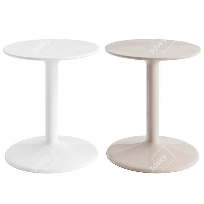 B&B Italia Spool Outdoor Small Table 3D model image 4