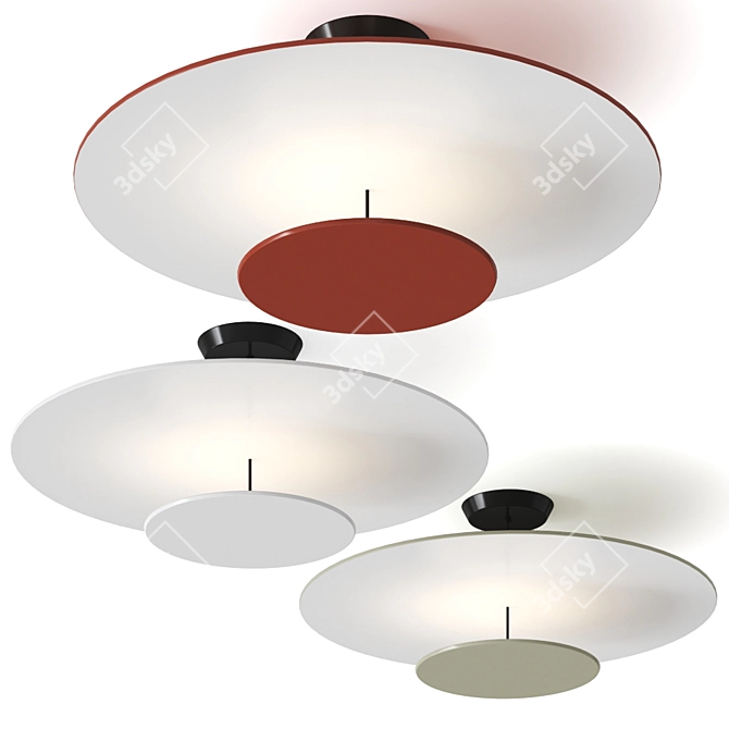 Sleek Vibia Flat 5926 LED 3D model image 1