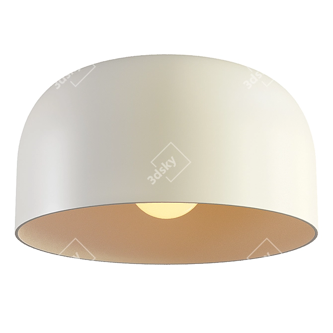 Puff Ceiling Lamp: Stylish and Modern 3D model image 2