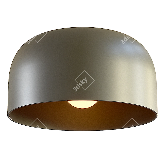 Puff Ceiling Lamp: Stylish and Modern 3D model image 3