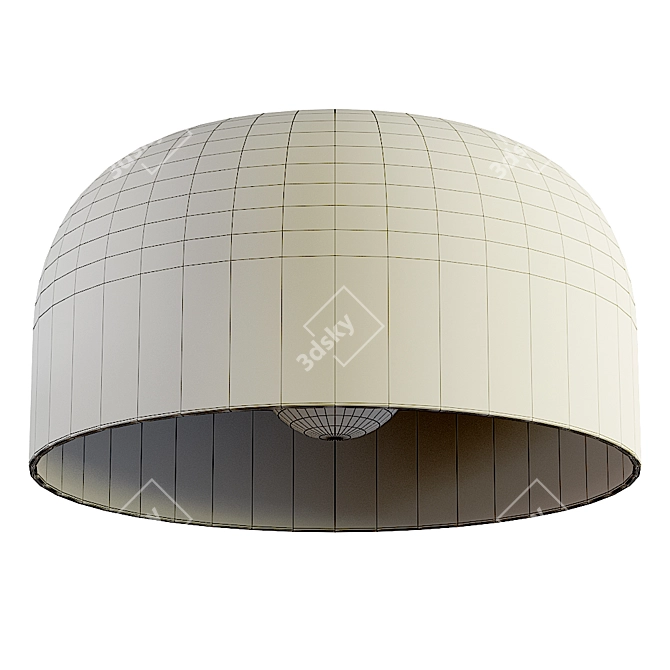 Puff Ceiling Lamp: Stylish and Modern 3D model image 4