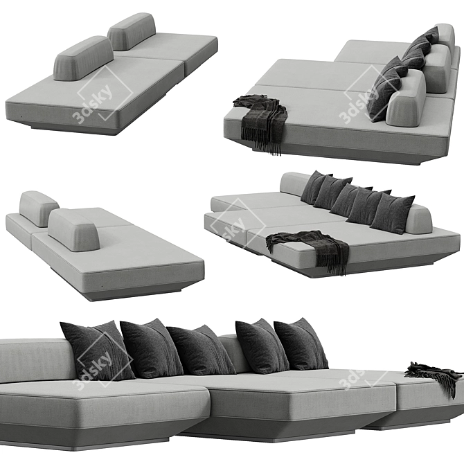 Tommy Boca: Modern Sofa Inspiration 3D model image 3