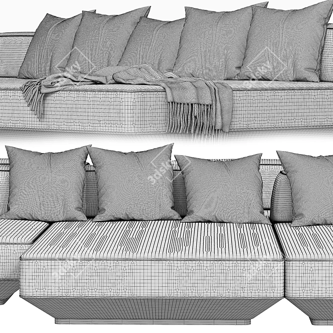 Tommy Boca: Modern Sofa Inspiration 3D model image 7