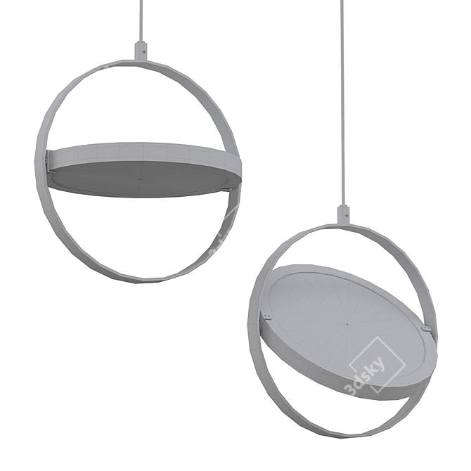 Modern Pendant Light Fixture | Kuu 3D model image 2