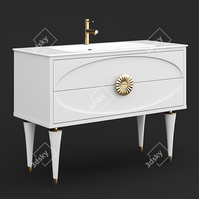 Modern Opadiris Ibiza 120 Sideboard 3D model image 1