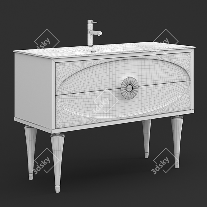 Modern Opadiris Ibiza 120 Sideboard 3D model image 2