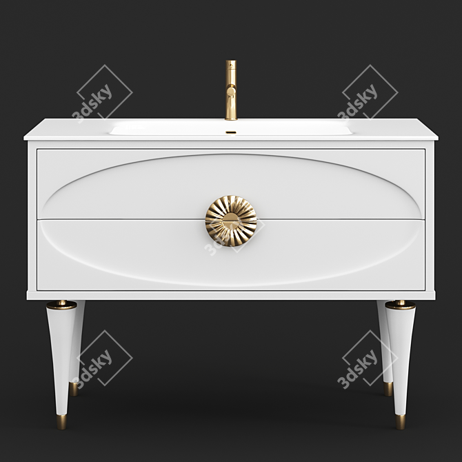 Modern Opadiris Ibiza 120 Sideboard 3D model image 3