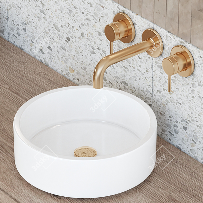 Modern 3D Bathroom Furniture 3D model image 3