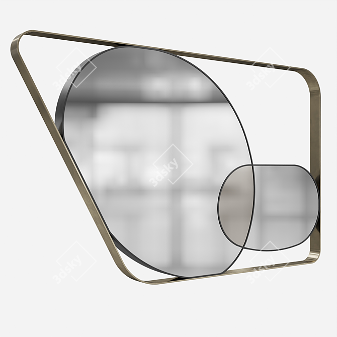  Marioni Landscape Mirror A - Sleek and Stylish 3D model image 2