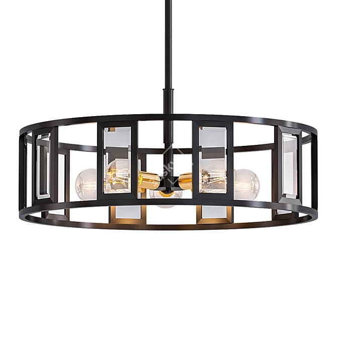 Modern Nuvo Lighting Fixture 3D model image 1