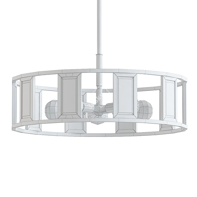 Modern Nuvo Lighting Fixture 3D model image 2