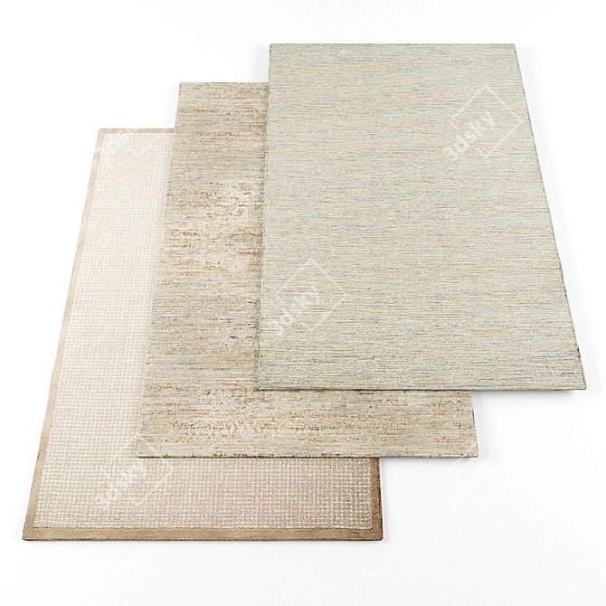 Premium Rugs - Set of 5 3D model image 1