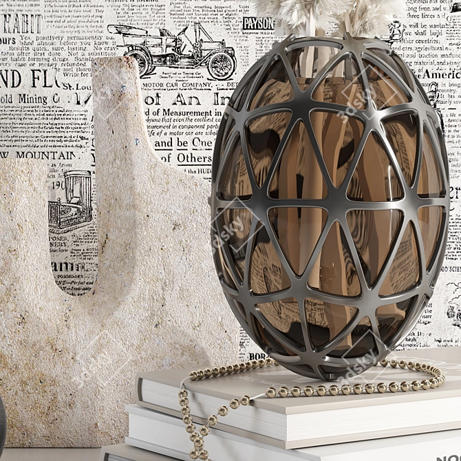 Elegant Collection of 12 Decorative Sets 3D model image 4