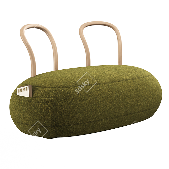 Stylish Italian Pouf: Yum Yum Collection 3D model image 1