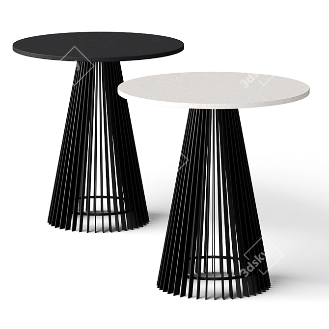 Modern Arteriors Jaime End Table 3D model image 1