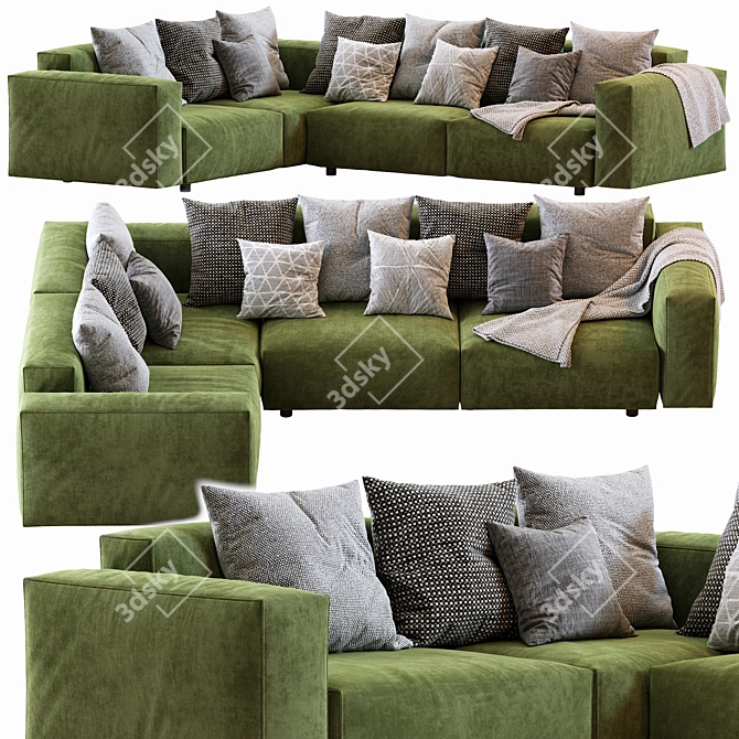 Modern Hills Sofa 2013 3D model image 1