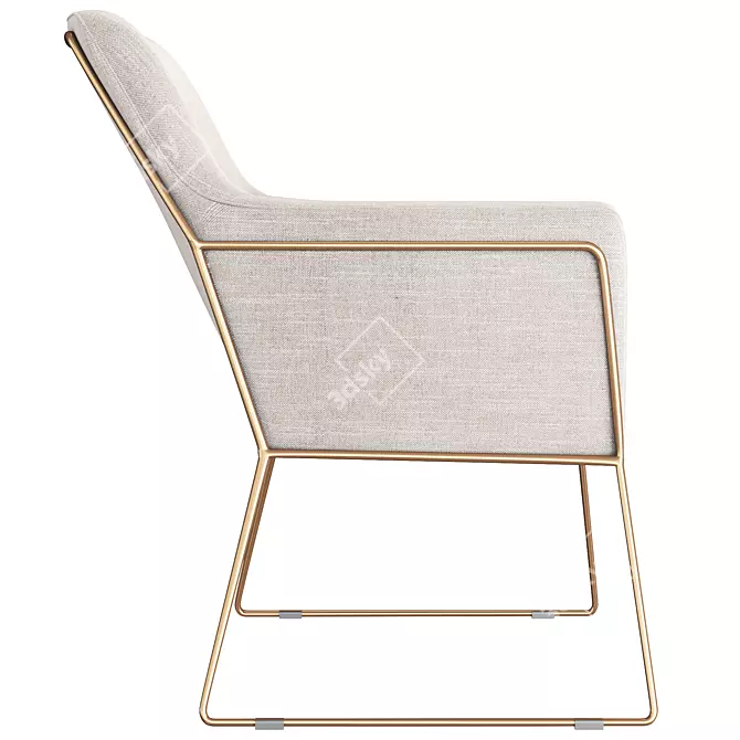 Emerald 2015 Chair: Elegant and Stylish 3D model image 3