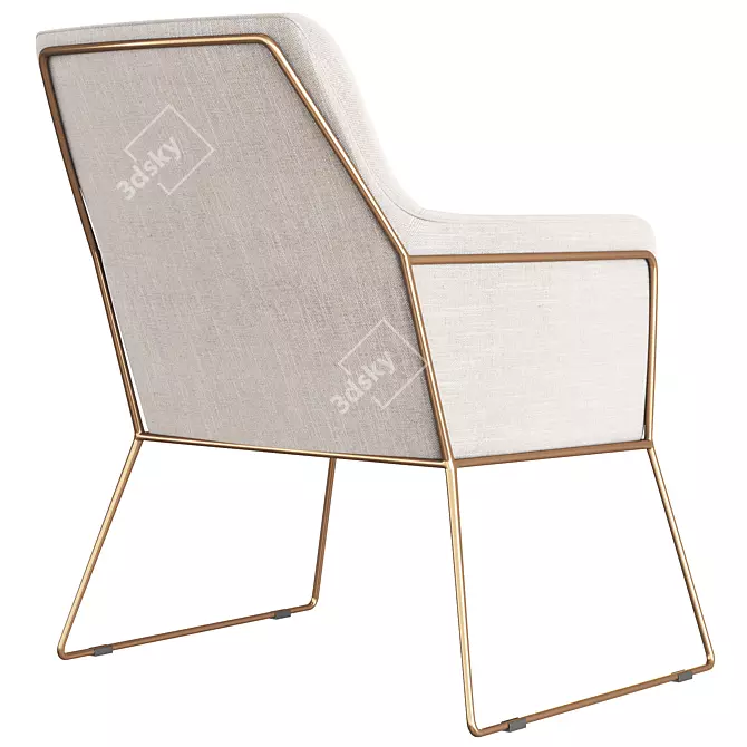 Emerald 2015 Chair: Elegant and Stylish 3D model image 4