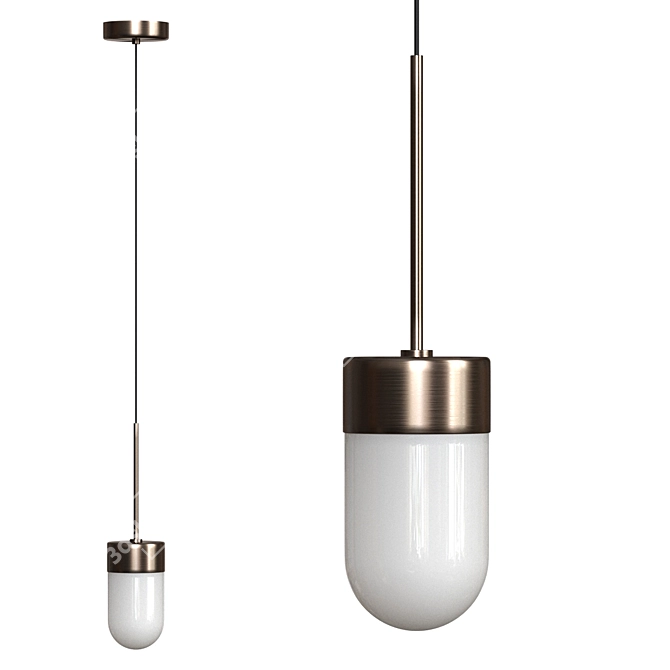 Vox Suspension Lamp: Illuminating Elegance 3D model image 2