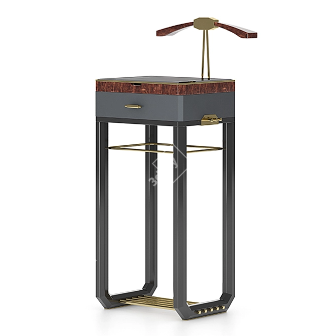 Luxxu Waltz Valet Stand - Convenient and Stylish 3D model image 1