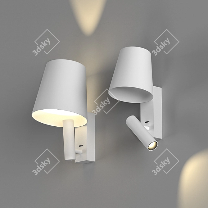 Elegant Wall Sconce Collection 3D model image 2