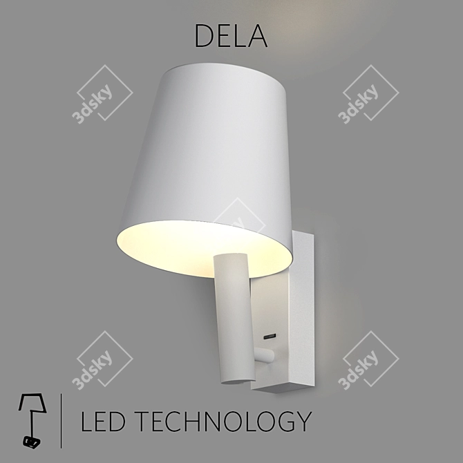 Elegant Wall Sconce Collection 3D model image 4