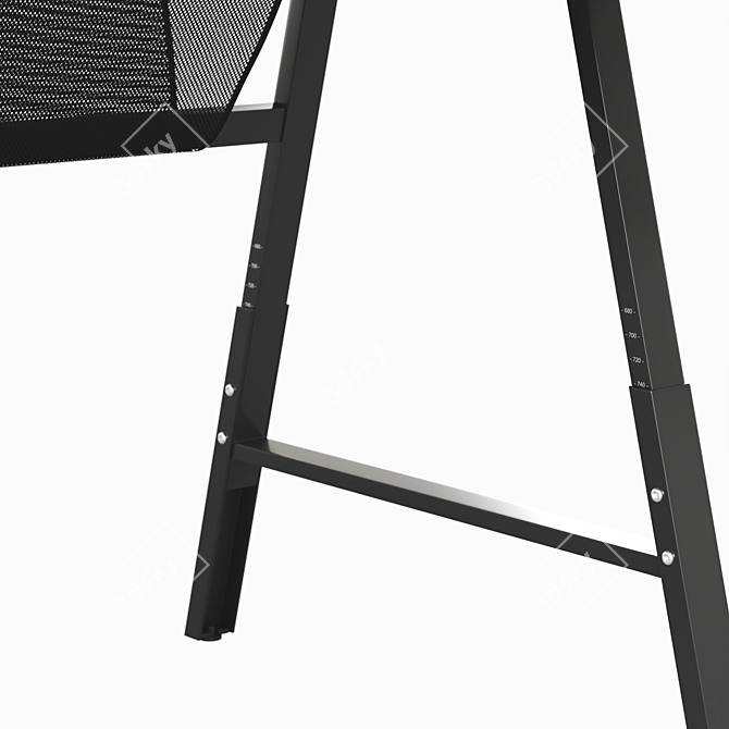 Ultimate Gaming Desk: Ikea UTESPELARE 3D model image 6