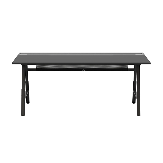 Ultimate Gaming Desk: Ikea UTESPELARE 3D model image 10