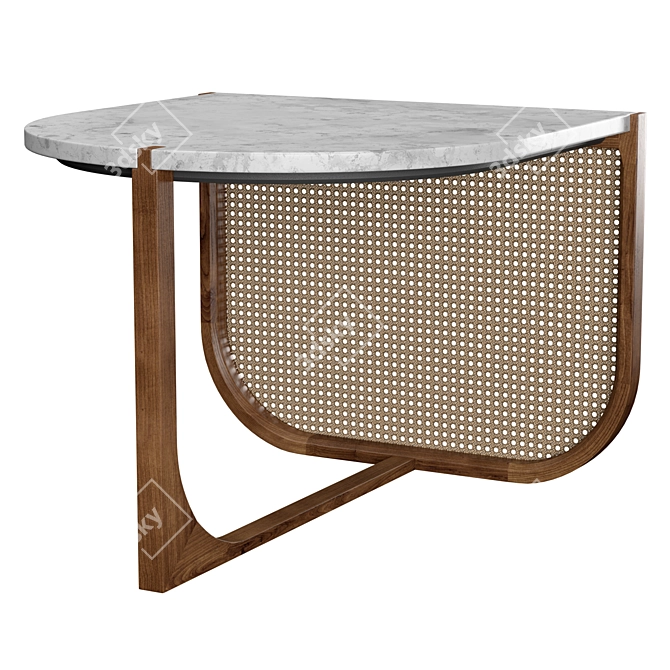 Elegant Vienna Outdoor Coffee Table 3D model image 5