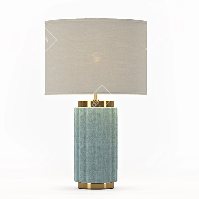 Velvet Juneau Table Lamp 3D model image 4