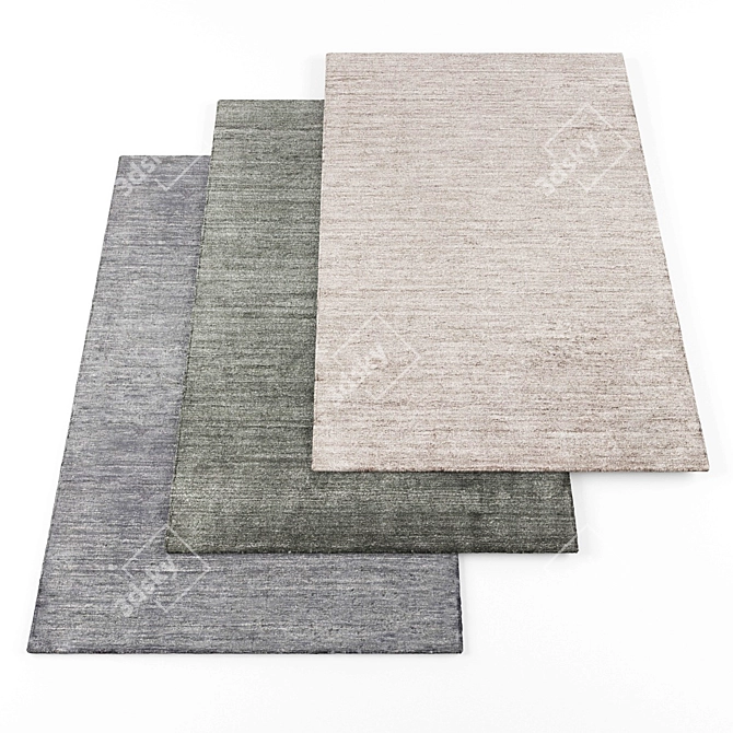 High-Resolution Random Set Rugs 3D model image 1