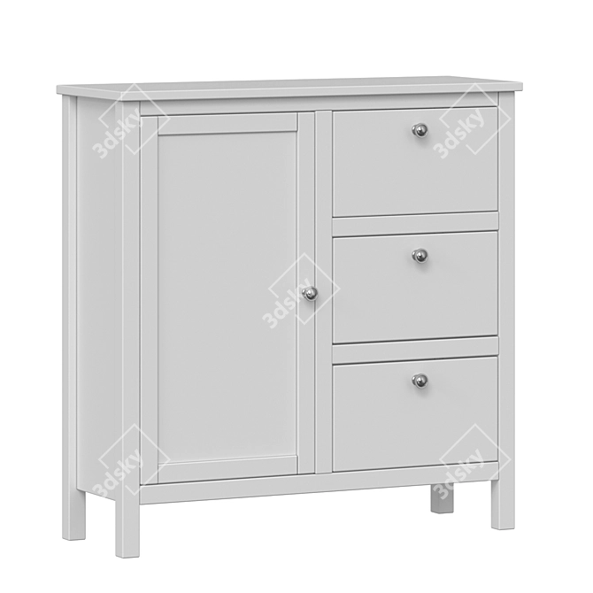 Modern Chest of Drawers - Helga-1 3D model image 2