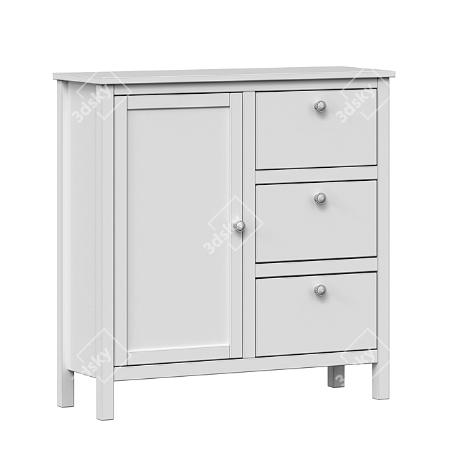 Modern Chest of Drawers - Helga-1 3D model image 6