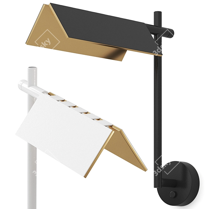 Svit Wall Lamp: Versatile Design 3D model image 1
