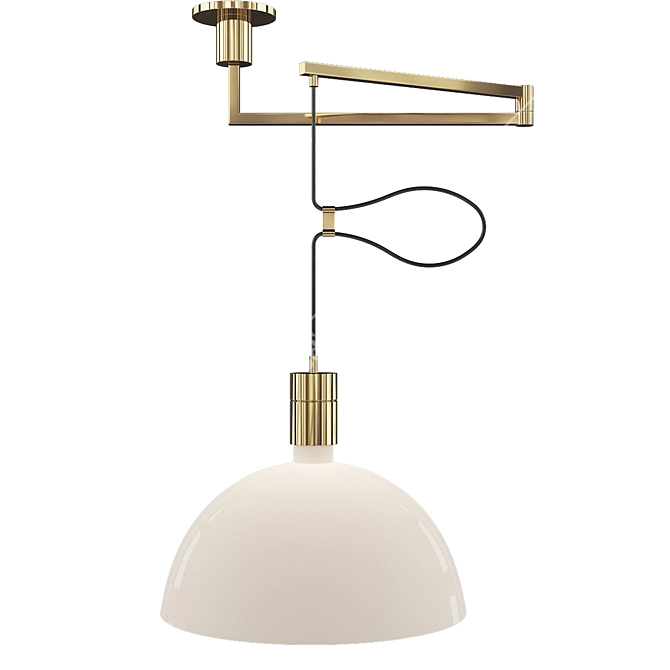 Sleek AS41C Pendant Light 3D model image 1