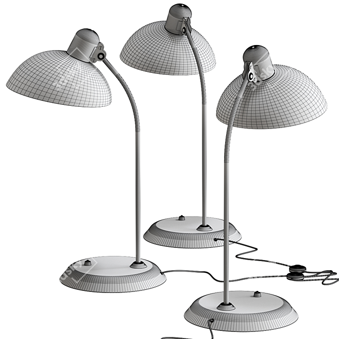 Timeless Elegance: Kaiser Idell Table Lamp 3D model image 2