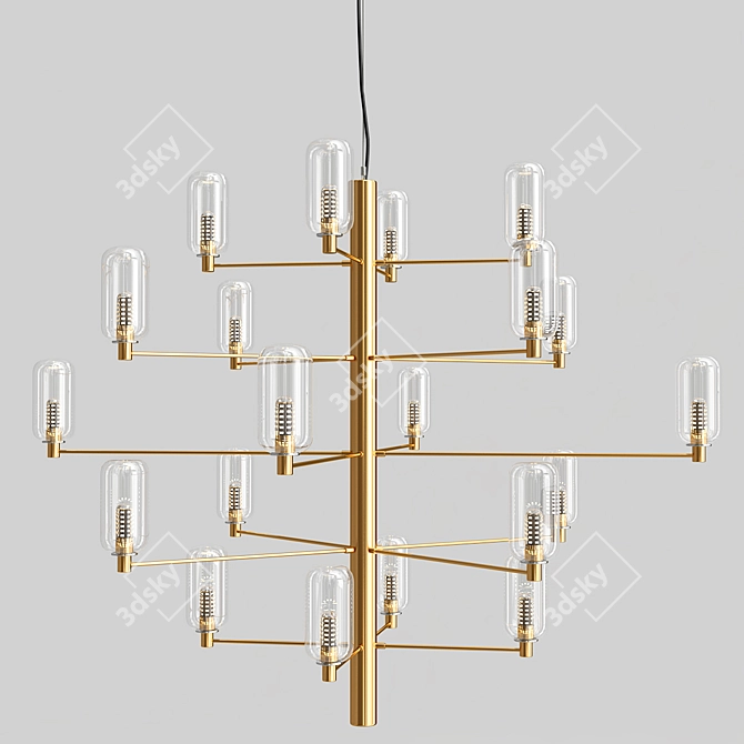 Elegant Aromas del Campo Pendant 3D model image 2