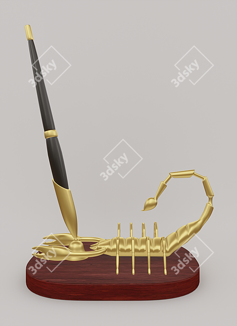 Title: Scorpion Pen Holder 3D model image 1