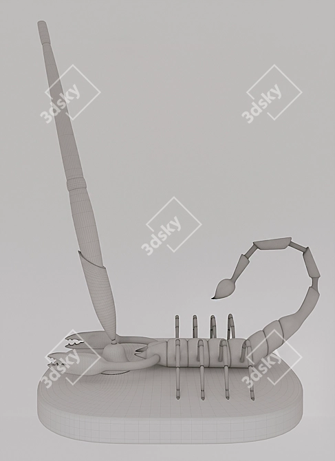 Title: Scorpion Pen Holder 3D model image 3