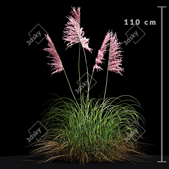 Ravenna Grass: Stunning 3D Model 3D model image 4